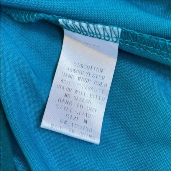 Umgee Green embroidered bell sleeve Boho Dress - Picture 7 of 7